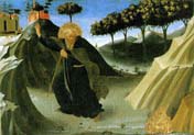 saint anthony the abbot tempted by a lump of gold